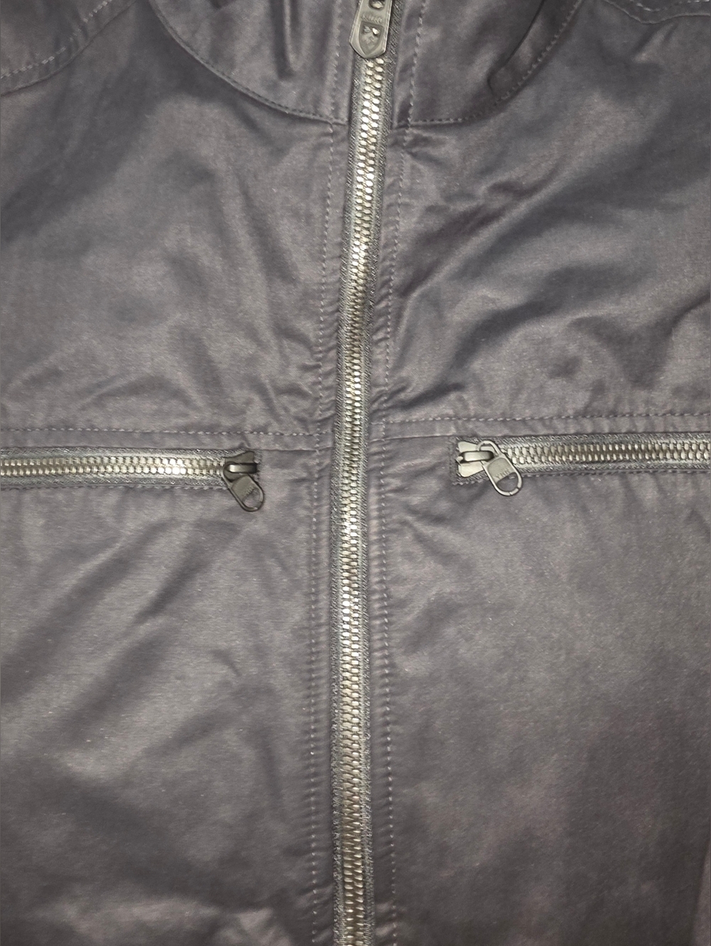 Kuhl Kaffe Racer Jacket Bomber Black Mens XL - Picture 5 of 10